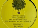 Pascal & Sponge Raw Basics Red Face 12 Face Records Jungle Breadkbeat VG+