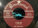 Youngtones DOO WOP 45 Come On Baby / O Tell Me BRUNSWICK / Hear