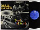 Max Roach - Deeds, Not Words LP - Riverside - RLP 12-280 Mono DG