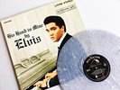 ELVIS PRESLEY - HIS HAND IN MINE SILVER SWIRL VINYL LP GATEFOLD NMINT 