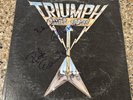 TRIUMPH - Allied Forces - Vinyl LP Full Band AUTOGRAPHED 1981 RCA