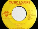 DISCO AL The Bounce Rap 45 SUPER RARE Early 1st? Texas OS Random Rap 1980 HEAR