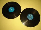 TWO 78rpm Elvis Presley BLUE MOON HOUND DOG DON'T BE CRUEL I DON'T CARE VG