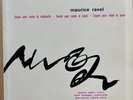 Vinyle LP Ravel Sonate Tzigane Raskin Honegger Richard Valois MB767 NM+