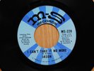 Jason Soul 45 I Cant Take It No More bw Clear Eyes on MS