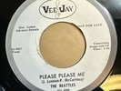 THE BEATLES   PLEASE PLEASE ME   VJ-498 PROMO   BEATTLES   Rare Orig. Error 45