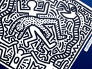 ORIGINAL 1983 KEITH HARING ART PRINT & VINYL LP EX RARE