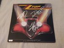 ZZ Top Eliminator  Autographed vinyl LP W/ Coa 1983 WB Records 23774-1