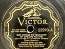 Jazz-78 RPM-Jimmie Grier & His Orch-Bon Voyage To Your Ship Of Dreams-V+