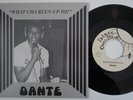DANTE What Cha Been Up To M- US 45 electro basement soul synth boogie LISTEN