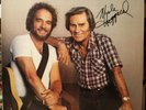 Merle Haggard Signed Autographed LP A Taste Of Yesterday's Wine George Jones