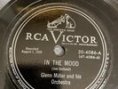 GLENN MILLER IN THE MOOD 78 RPM RECORD RCA VICTOR VG