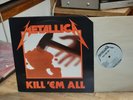 ROCK METAL LP METALLICA KILL EM ALL EARLY ORIGINAL PRESS ON MEGAFORCE M-