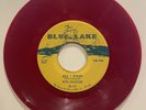 FIVE CHANCES all i want 45 DOO WOP red vinyl REPRO blue-lake R&B