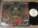 Flotsam and Jetsam Doomsday For The Receiver 1986 1st Press LP Vinyl Album VG