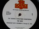 THE WHO The Source Christmas Countdown 3x LP (1983) radio transcription ROCK