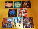 Eight 1970s and 1980s Motorhead Vinyl Records: Ace of Spades, Iron Fist, Bomber.