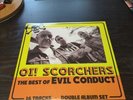 Oi  Scorchers The Best Of Evil Conduct Double Album Set Rare 12-in Clear Vinyl