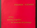 Frederic Rzewski Attica Coming Together Moutons Opus One Classical Modern NM
