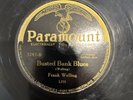 Prewar Hillbilly 78 Frank Welling - Busted Bank Blues PARAMOUNT 3287