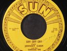 JOHNNY CASH: hey, porter  / cry  cry  cry  SUN 7