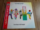 STARSHIP - KNEE DEEP IN THE HOOPLA LP 1985 OBI INSERTS JAPAN GRUNT EX+