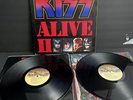 KISS - ALIVE II (1977 Vinyl Record 2 LP) w/Booklet, Tattoos, Merch Order Form
