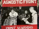 Agnostic Front First Warning 12 LP New