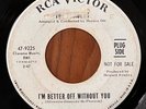 THE INSIDERS - I'm Better Off Without You RCA VICTOR NORTHERN SOUL PROMO 45