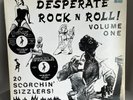 rare UK IMPORT  Desperate Rock 'N' Roll  Vol. One COMP vinyl LP FLAME SCORCHIN'