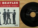 45 SP THE BEATLES SHE LOVES YOU SWAN 4152 WITH DON'T DROP OUT ON LABEL