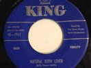 Rare 1956 KING Doo Wop Popcorn 45 & Sleeve THE GUM DROPS-NATURAL BORN LOVER VG+