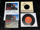 90s SIGNED PETER WELLS ex BUFFALO,ROSE TATTOO AUSTRALIAN PUB ROCK SINGLES 45RPM