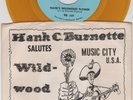 Hank C. Burnette Wildwood Flower yellow wax pic slv rockabilly 45 Mint- 1969