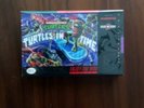 Teenage Mutant Ninja Turtles Lets Kick Shell In Time Cassette SNES Michelangelo