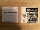 Vinnie Vincent Invasion Promo 45's with Stickers and Letters.