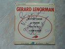 45T gerard lenorman Reste une chanson + 3 (dédicacé)