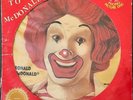 RONALD McDONALD Welcome To McDonaldland Picture Disc LP UPC# 043948601717 RARE
