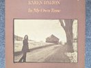 KAREN DALTON In My Own Time 1971 Original US 1st PRESS Just Sunshine WOW  Folk