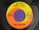 The Beatles US 45 Capitol 5555 WE CAN WORK IT OUT RARE BLACK SUBSIDIARY Labels