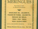 Folkways Records - Meringues - Recorded in Haiti - 1950 - 3 x 78 records