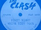 THE CLASH, FIRST NIGHT WHITE RIOT TOUR, GUILDFORD 1977.