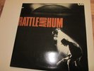 U2 RATTLE AND HUM SAWCUT PROMO HYPE STICKER ON BACK VINYL RECORD ALBUM
