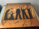 Blossoms-Gary-UNIQUELY SIGNED SLEEVE-Clear/Black Blob Vinyl LP-Gatefold Sleeve