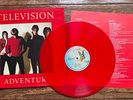 TELEVISION   ADVENTURE - 1978 UK ELEKTRA LP RED VINYL.