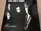 The Only Ones - Remains - Vinyl LP - 1984 Closer Records