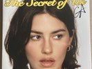 GRACIE ABRAMS THE SECRET OF US SIGNED AUTOGRAPHED YELLOW VINYL LP ALBUM ON COVER