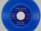 LIGHTNIN HOPKINS Mojo Hand RARE blue vinyl 45 r&b blues Down Home Glory Be HEAR