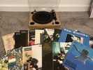 Vinyl Bundle Indie Rock With Record Player