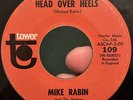 RARE Psych Freakbeat Fuzz 45 MIKE RABIN & THE DEMONS Head Over Heels TOWER VG *